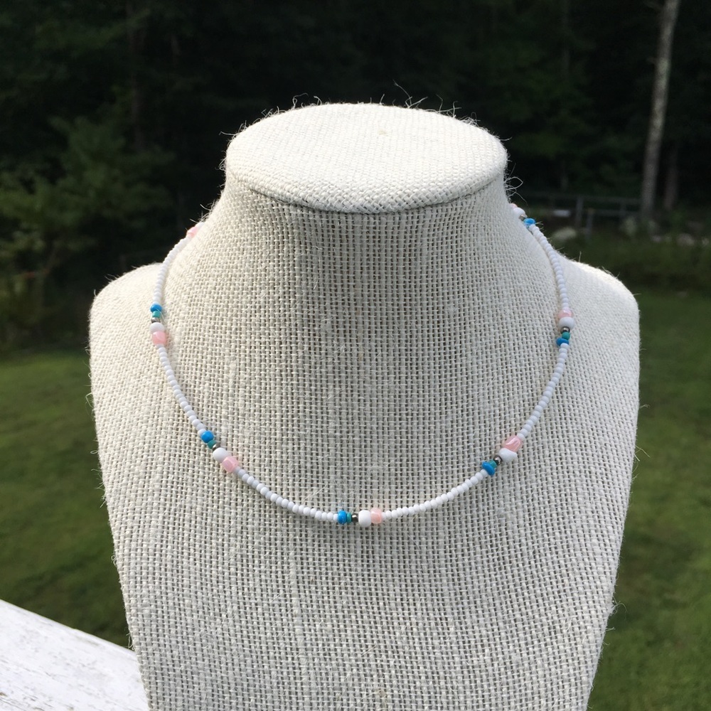 VSCO Seed Bead Necklace/Choker Mermaid